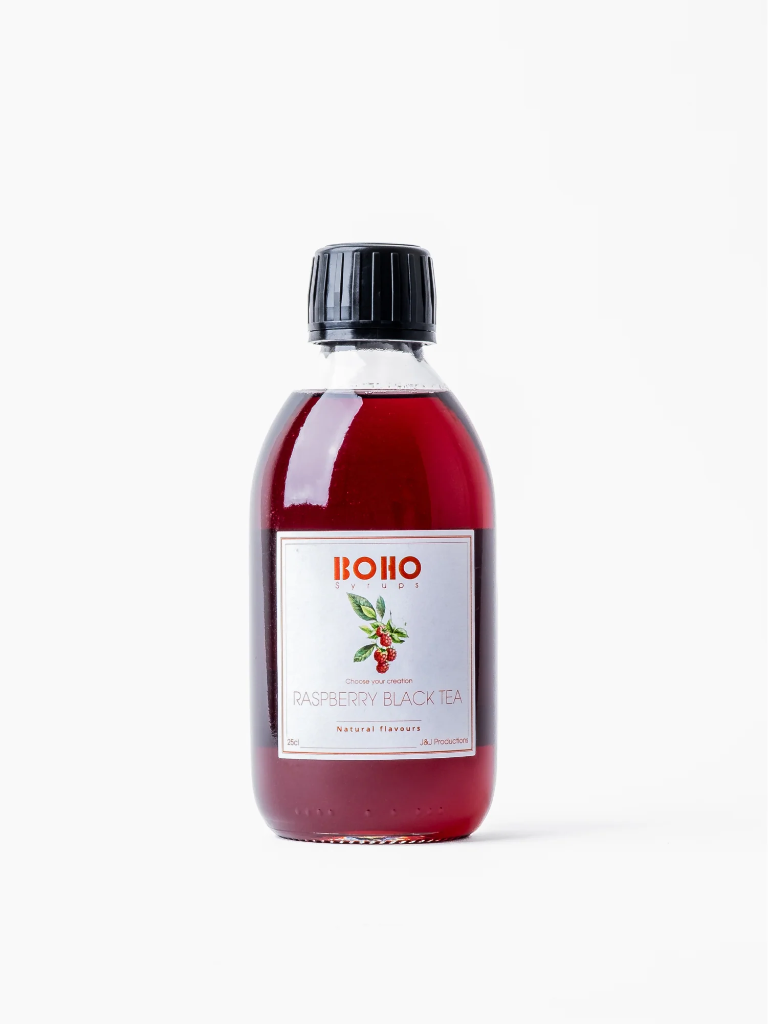BOHO Syrups Antwerp | Raspberry Black tea | 25 cl