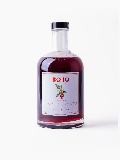 [TCS BOHO Ra Bt 70] BOHO Syrups Antwerp | Raspberry & Black tea | 70 cl